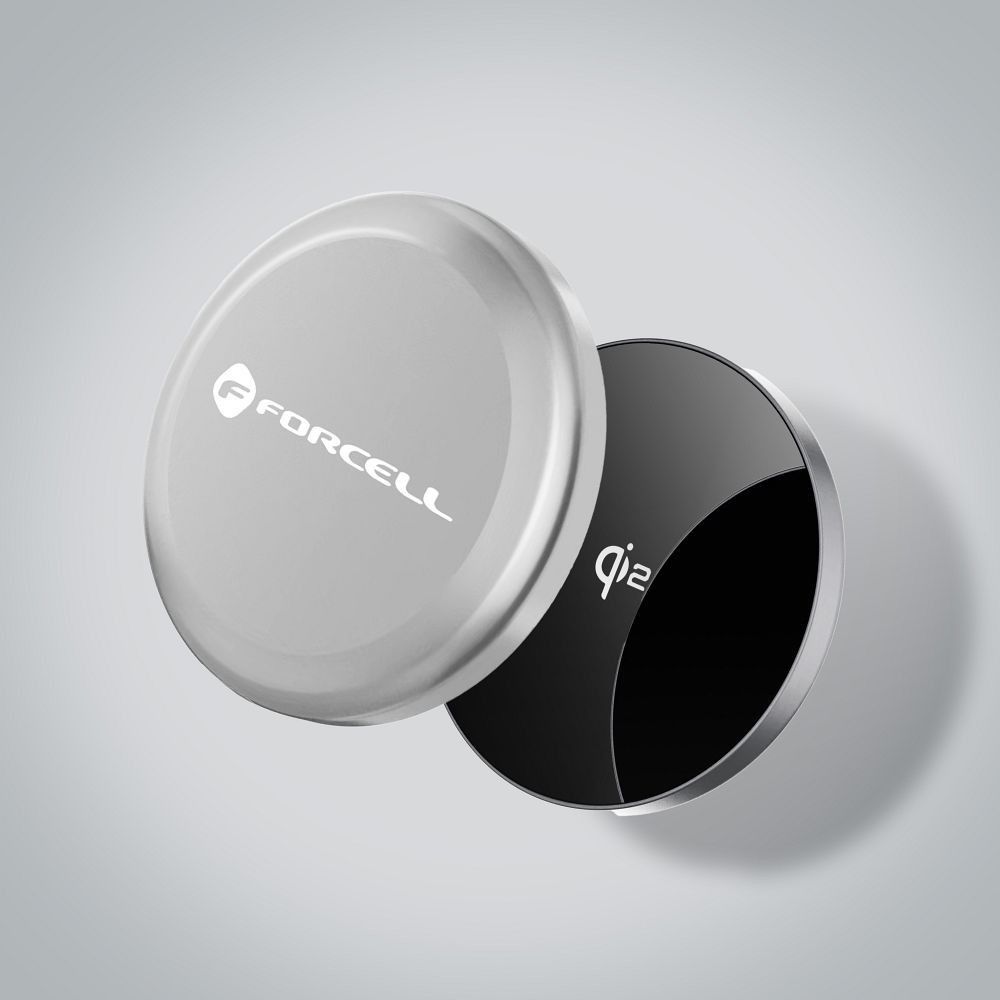 Szybka �adowarka indukcyjna bezprzewodowa Qi2 15W  USB-C srebrna z MagSafe Apple iPhone 11 6,1 cali / 6