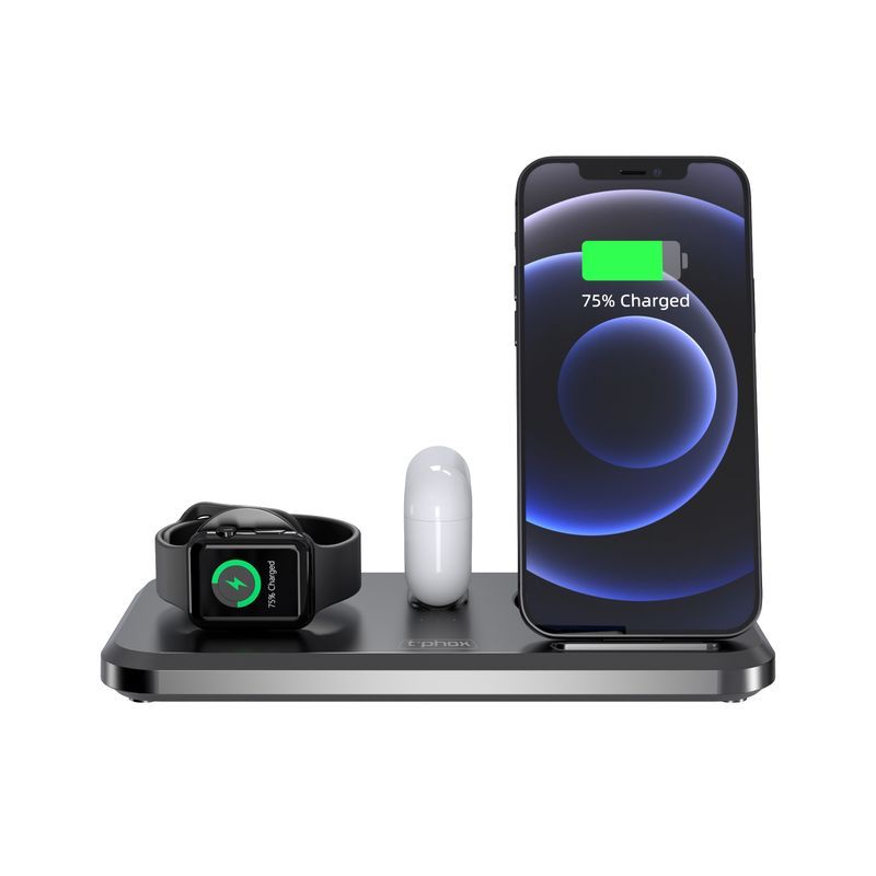 �adowarka INDUKCYJNA T-PHOX POWERPAD 3w1 BLACK WIRELESS