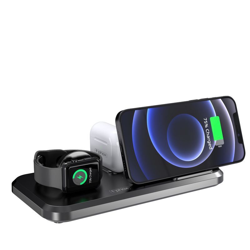 �adowarka INDUKCYJNA T-PHOX POWERPAD 3w1 BLACK WIRELESS / 3