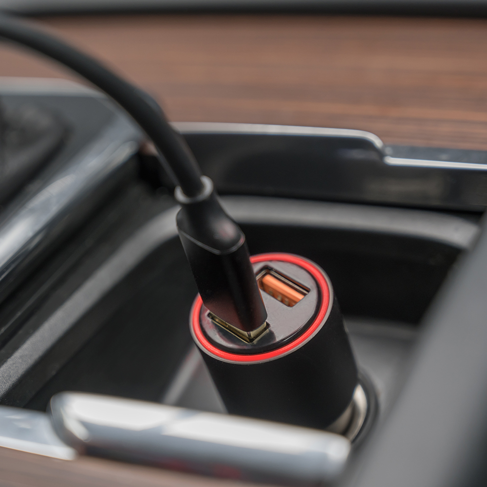 �adowarka samochodowa Forever 2x QC3.0+2,4A (30W) szara Core / 3