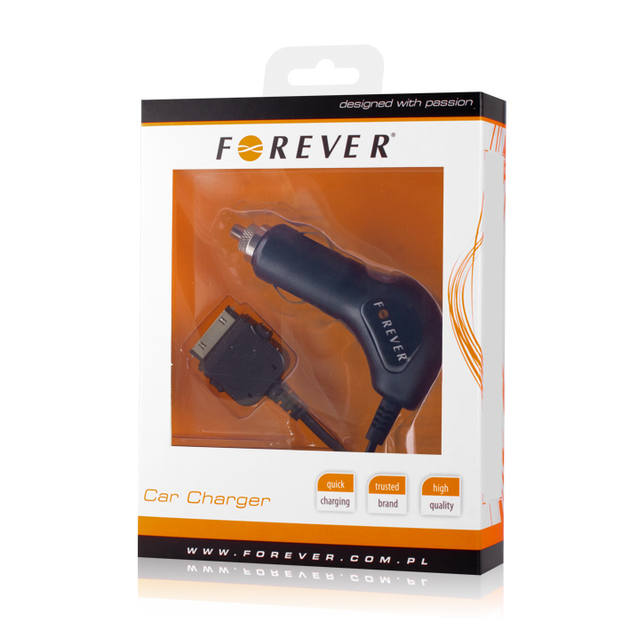 �adowarka samochodowa Forever do iPhone 1100 mAh HQ / 3