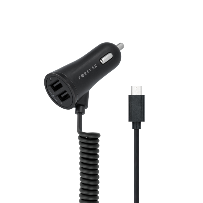 �adowarka samochodowa Forever micro USB + 2xUSB