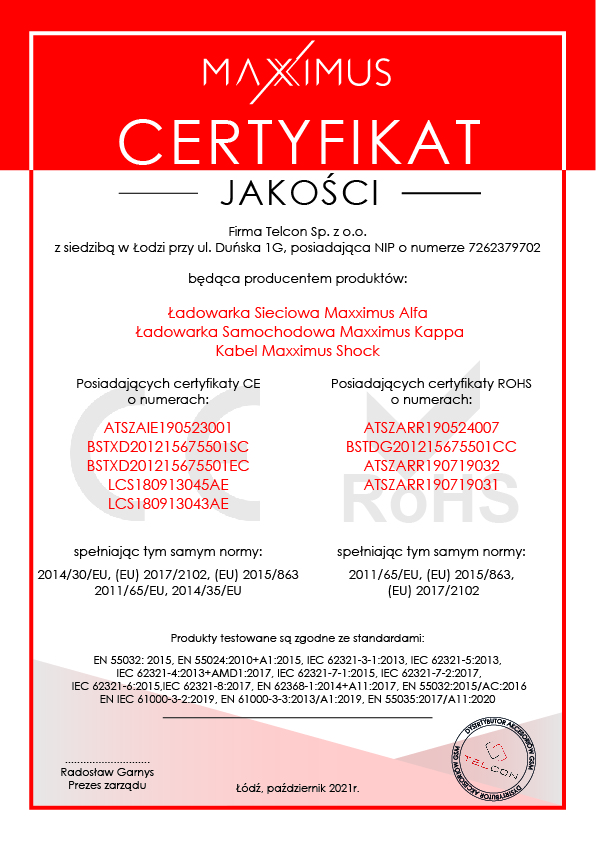 �adowarka samochodowa MX KAPPA 18W PD+QC, USB-A+C WHITE/BIA�Y / 3