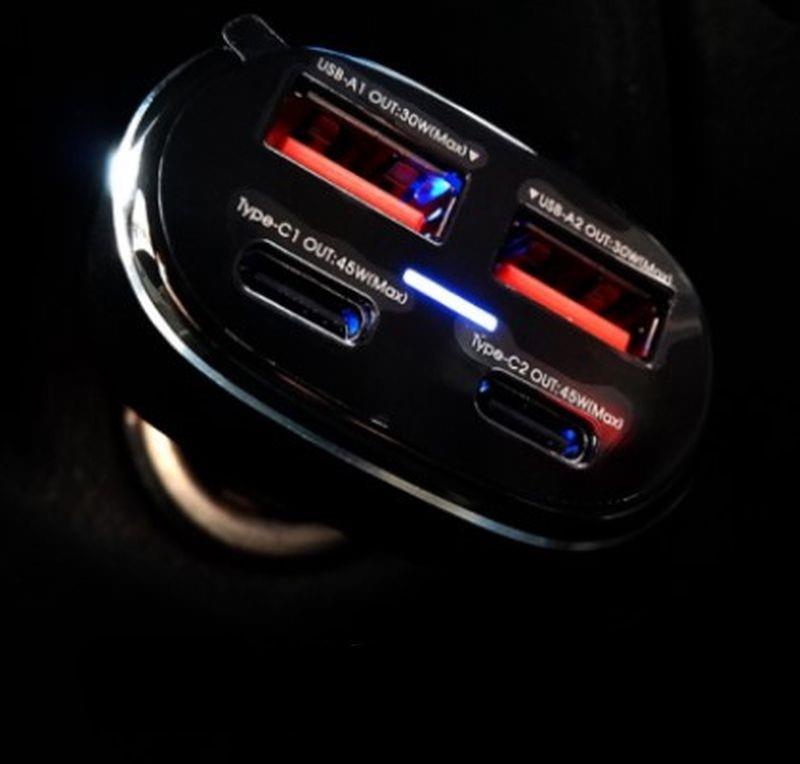 �adowarka samochodowa REMAX DUKE 75W PD+QC 2C+2A RCC 329 FAST CHARGER / 2