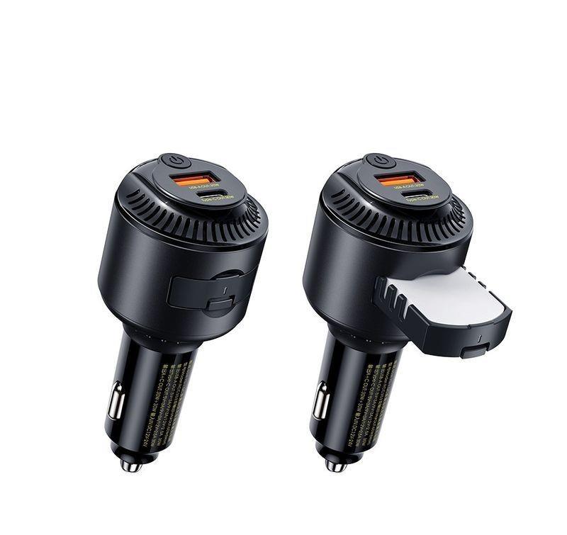�adowarka samochodowa REMAX YATOY SERIES WITH SCENT 60W PD QC RCC353 1xUSB +1xUSB-C BLACK