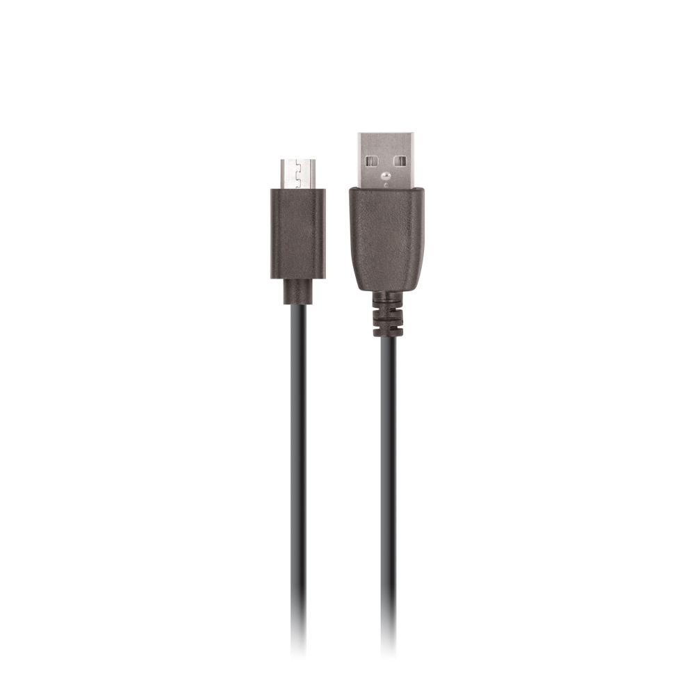 adowarka samochodowa Setty USB 1A czarna + kabel microUSB 1A 1m czarny / 2