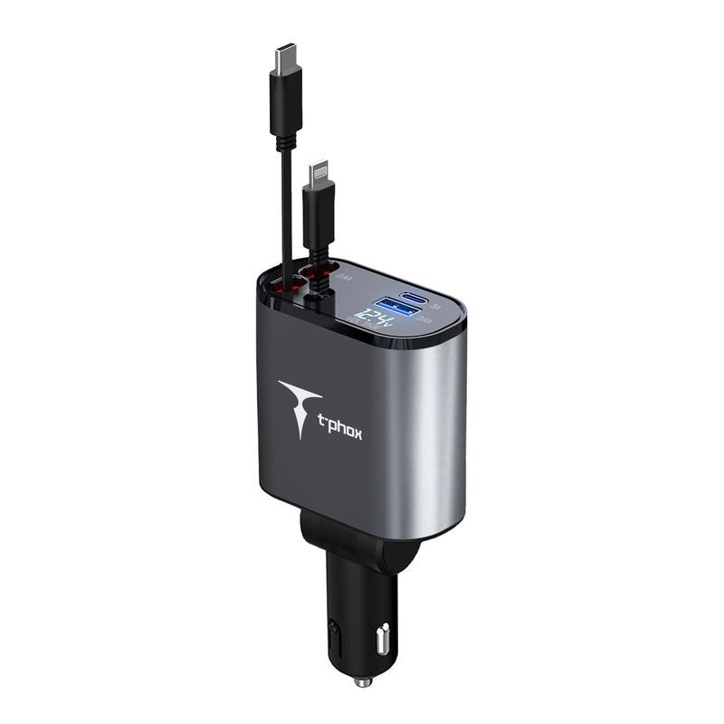 �adowarka samochodowa T-PHOX FLEXIT 4w1 86W SZARA