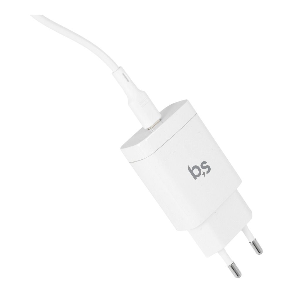 �adowarka sieciowa Blue Star USB C QC4.0 PD 3A 18W z kablem USB-C do Lightning TFK-TC-1099C bia�a / 3