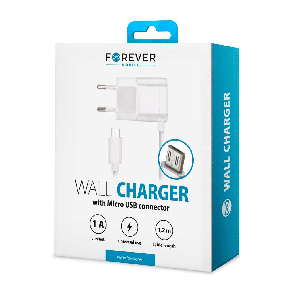 �adowarka sieciowa Forever micro USB 1 A bia�a / 2