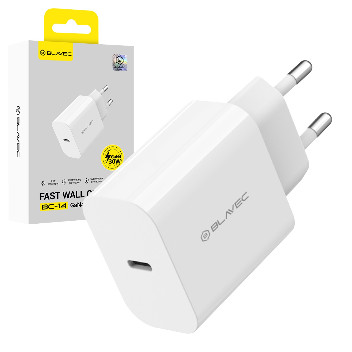 �adowarka sieciowa Blavec GaN 30W USB-C bia�a Realme Narzo 20a / 2