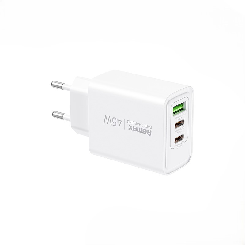 �adowarka sieciowa KIDDY SERIES 45W RP-U139 2xUSB-C/1xUSB WHITE