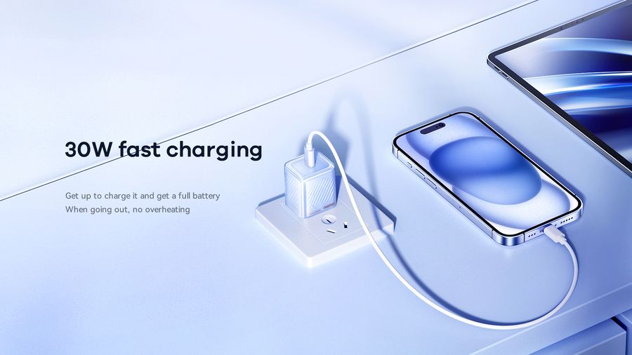 �adowarka sieciowa REMAX JILTRY SERIES 30W USB-C QC PD RP-U91 PURPLE / 4