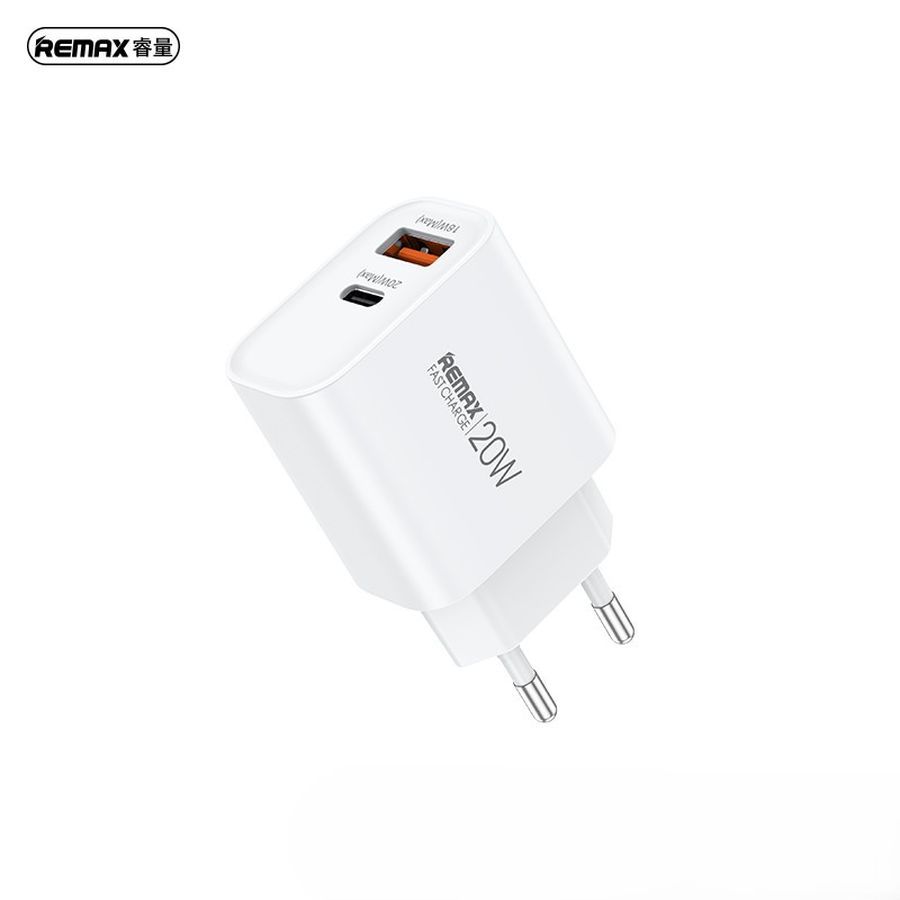 �adowarka sieciowa REMAX KIDDY SERIES 20W RP-U120 USB/USB-C WHITE