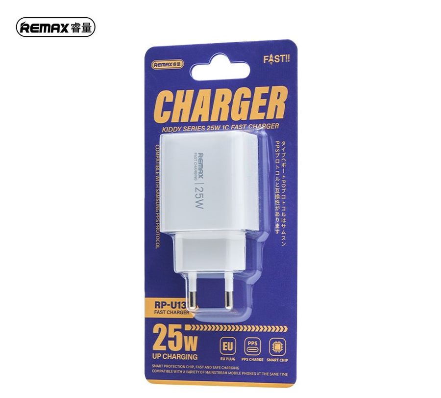 �adowarka sieciowa REMAX KIDDY SERIES 25W USB-C RP-U137 WHITE / 3