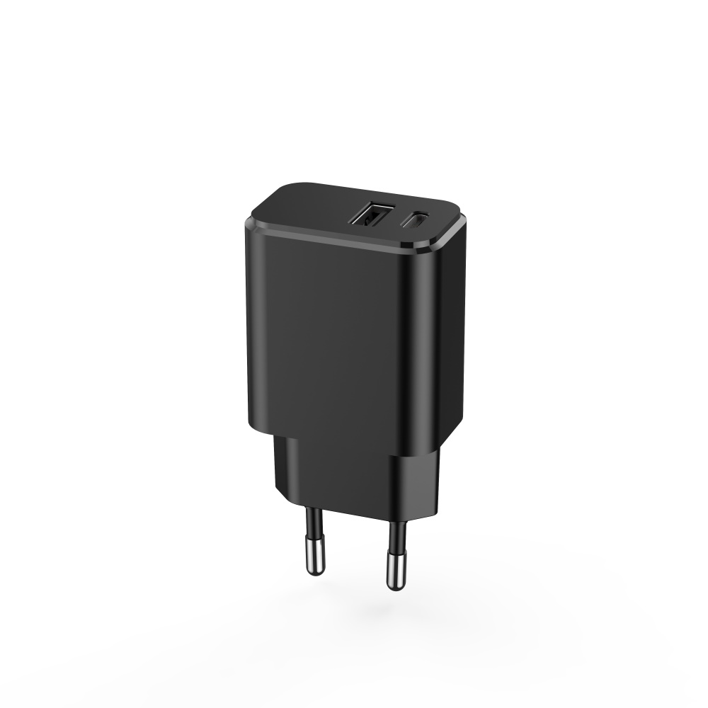 �adowarka sieciowa Setty USB + USB-C 3A 20W czarna / 4