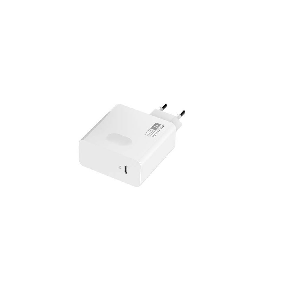 �adowarka sieciowa Somostel SMS-Q15 Usb-C 65W + kabel Usb-c - Usb-c bia�a TTT / 3
