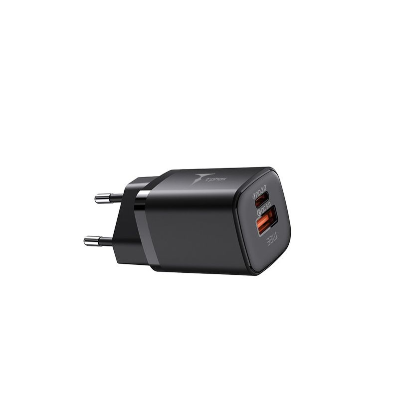 �adowarka sieciowa T-PHOX HANDY SERIES 33W T-PP08 USB/USB-C BLACK / 2
