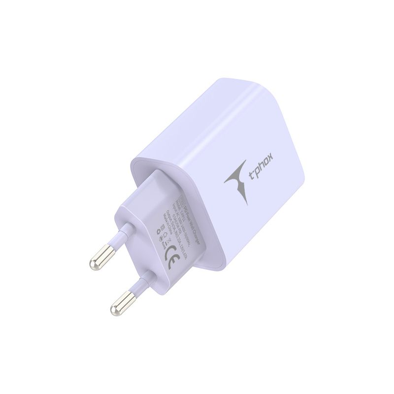 �adowarka sieciowa T-PHOX MODERATE SERIES T-PP11 20W + KABEL USB-C/USB-C 60W LILAC / 2