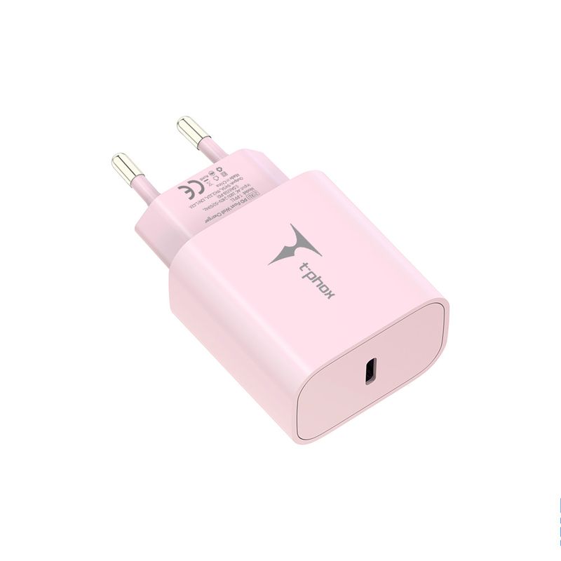 �adowarka sieciowa T-PHOX MODERATE SERIES T-PP11 20W + KABEL USB-C/USB-C 60W PINK / 3
