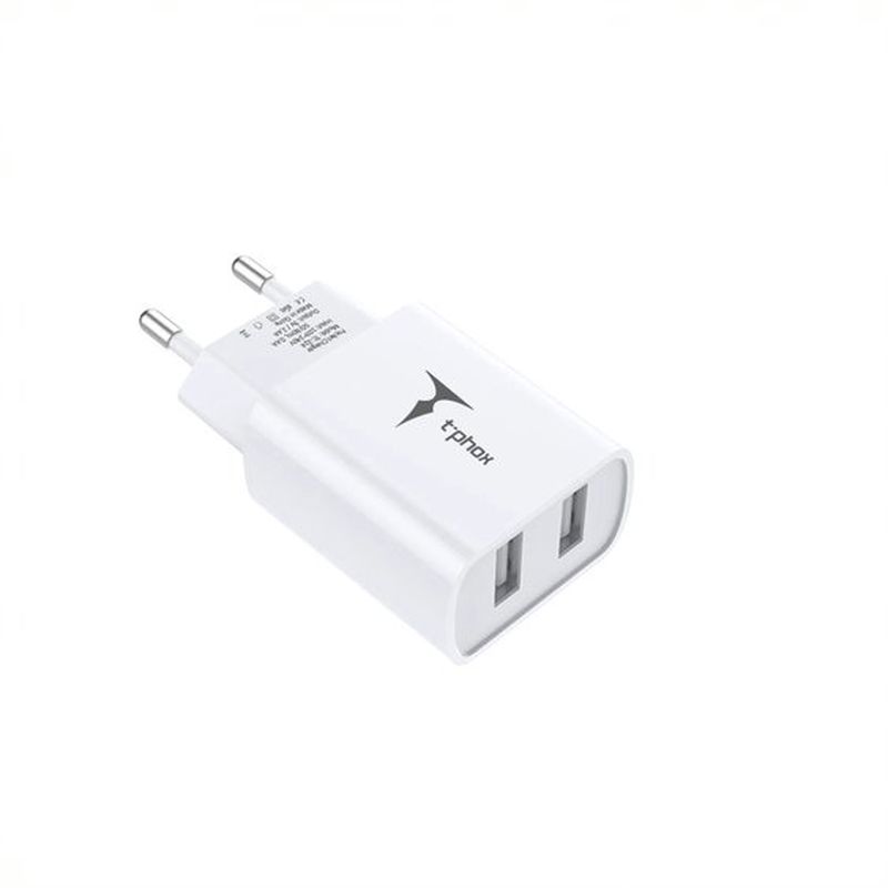 �adowarka sieciowa T-PHOX POCKET SERIES 2xUSB TCC-224 12W 2.4A WHITE / 4