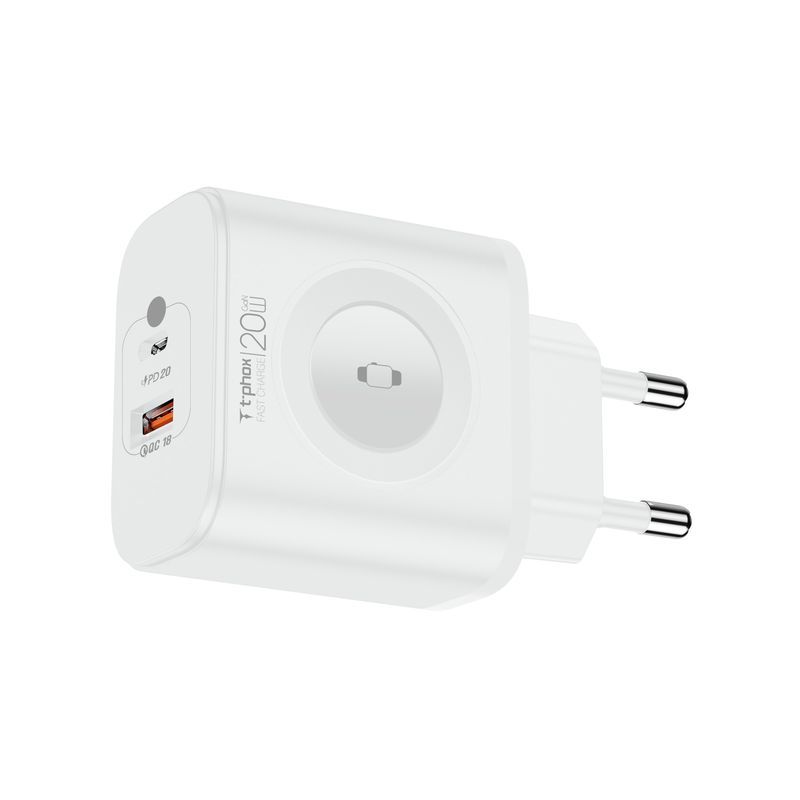 �adowarka sieciowa T-PHOX T-PP20 GAN Apple Watch 3w1 WHITE / 2