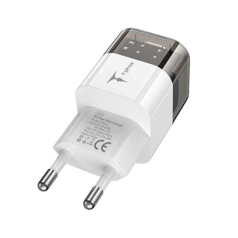 �adowarka sieciowa T-PHOX X-POWER T-PP10 20W USB-C BLACK / 2