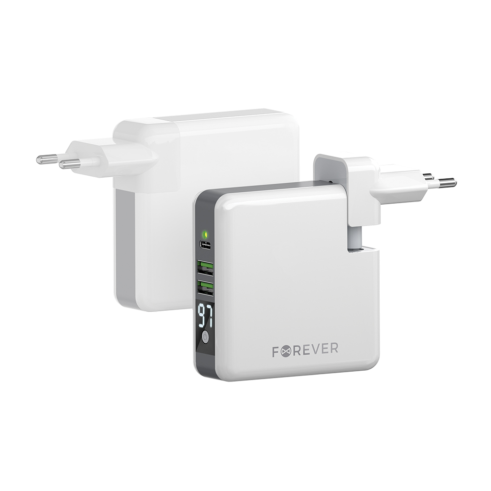 �adowarka sieciowa z bezprzewodowym power bankiem 6700mAh Forever Core / 2