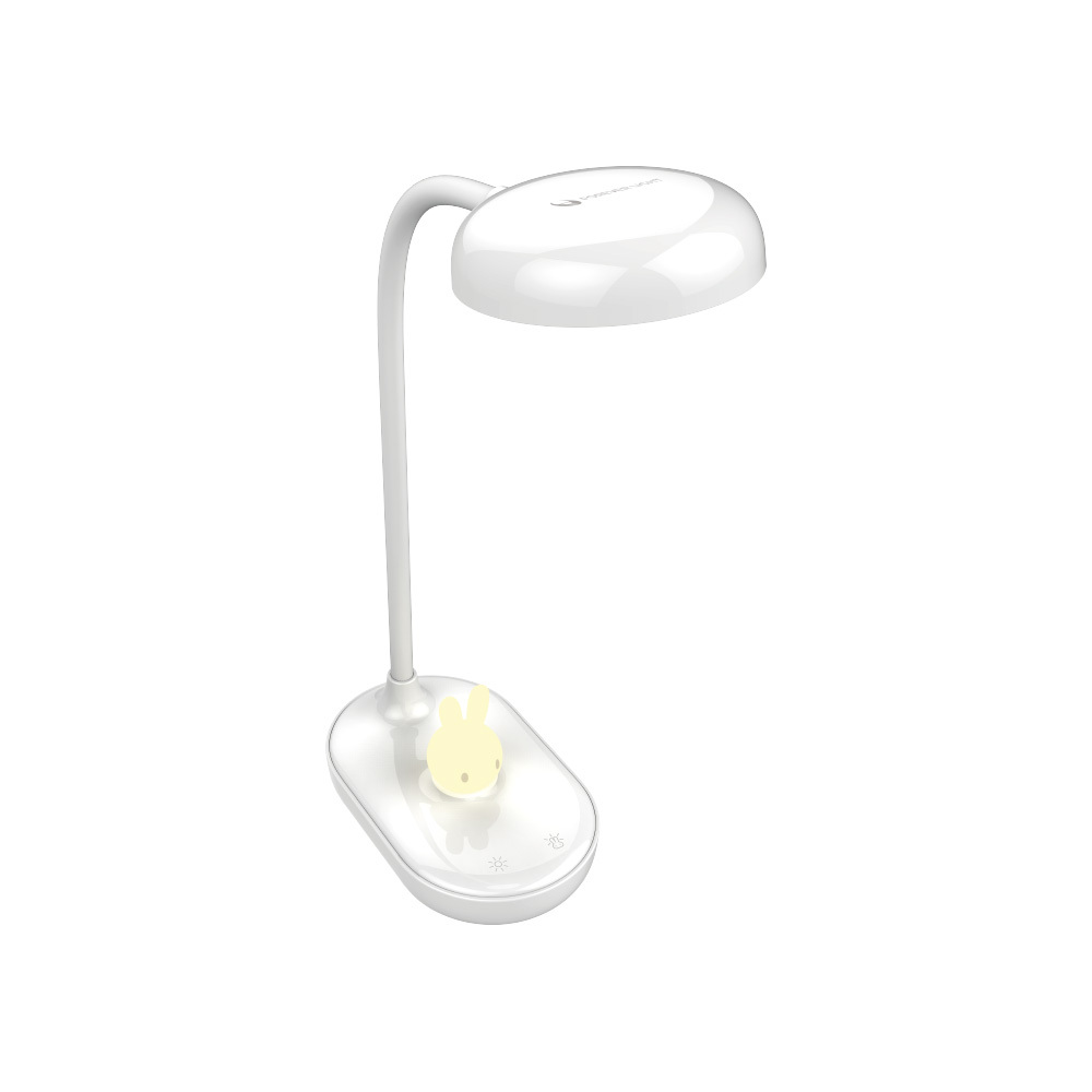 Lampa biurkowa LED 4,5W ze �wiec�cym kr�liczkiem PURE FLB-30 ASTRID bia�a Forever Light / 2