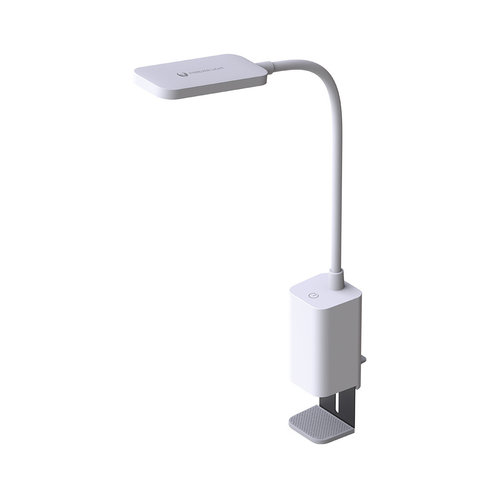 Lampa biurkowa LED 6W z klipsem PURE FLB-10 KIRSTEN bia�a Forever Light