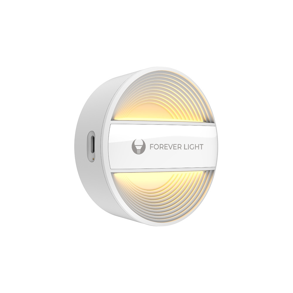 Lampka nocna okr�g�a LED PURE FLC-20 ALMA PIR bia�a 500mAh Forever Light