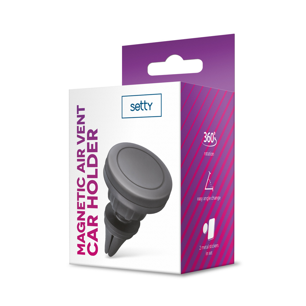 Magnetyczny uchwyt samochodowy do kratki SETTY / 2
