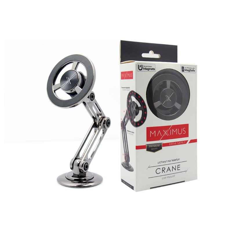 Magnetyczny uchwyt samochodowy MX Crane (MagSafe), BLACK / CZARNY / 6