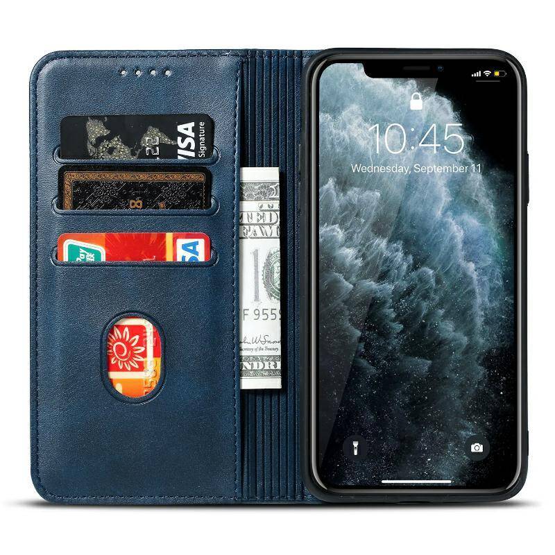 Pokrowiec Marva Wallet niebieski Motorola Moto G15 Power / 4