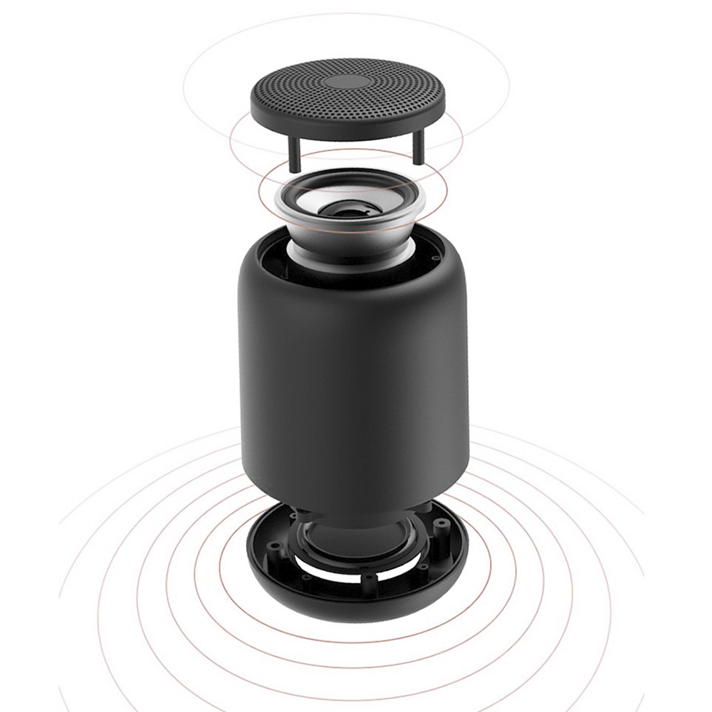 Maxlife g�o�nik Bluetooth MXBS-04 5W z membran� czarny / 3