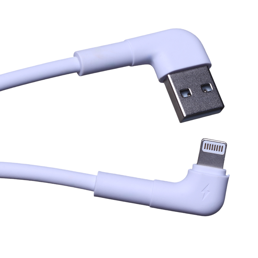 Maxlife kabel ktowy MXUC-09 USB - Lightning 1,0 m 2,4A biay / 2