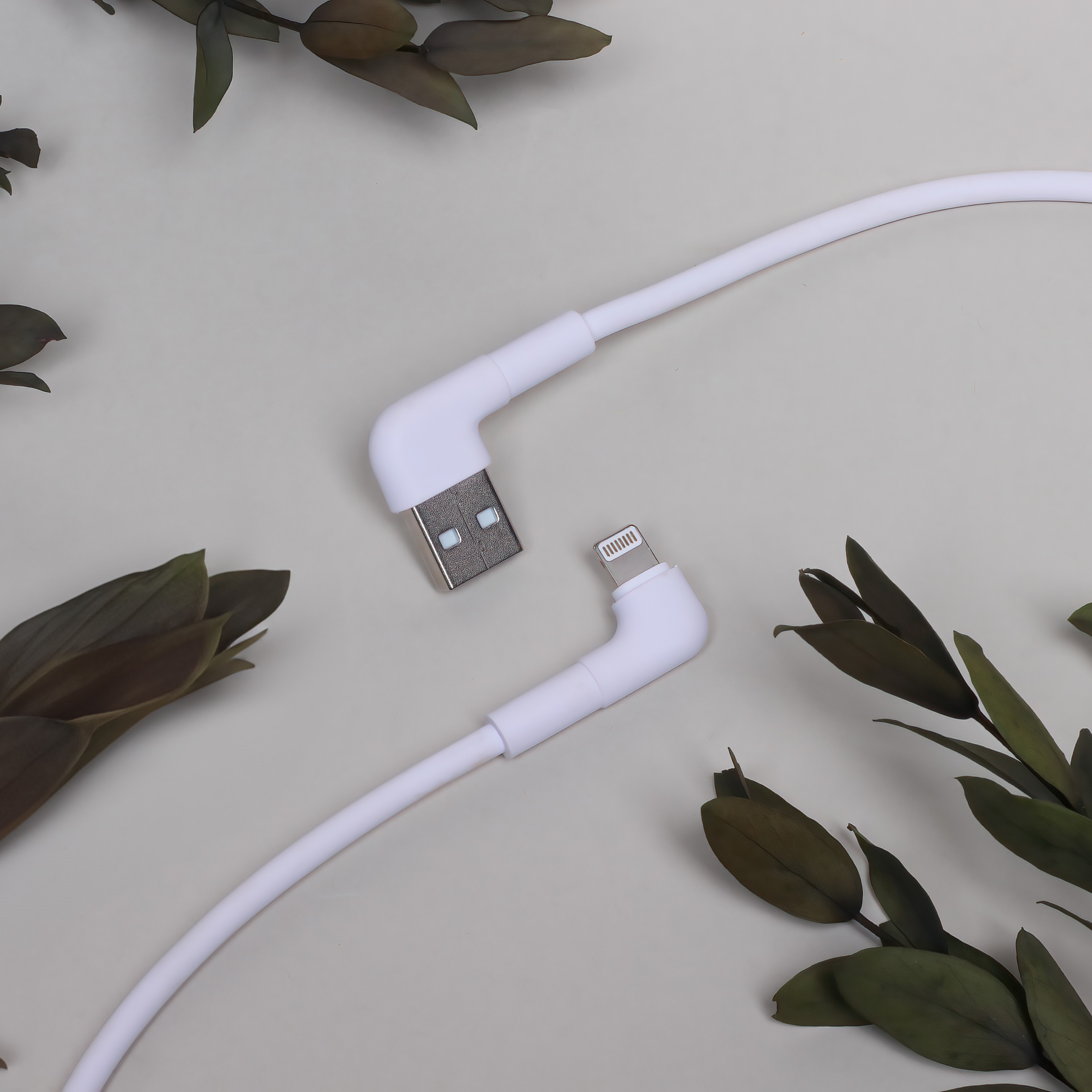 Maxlife kabel k�towy MXUC-09 USB - Lightning 1,0 m 2,4A bia�y / 3