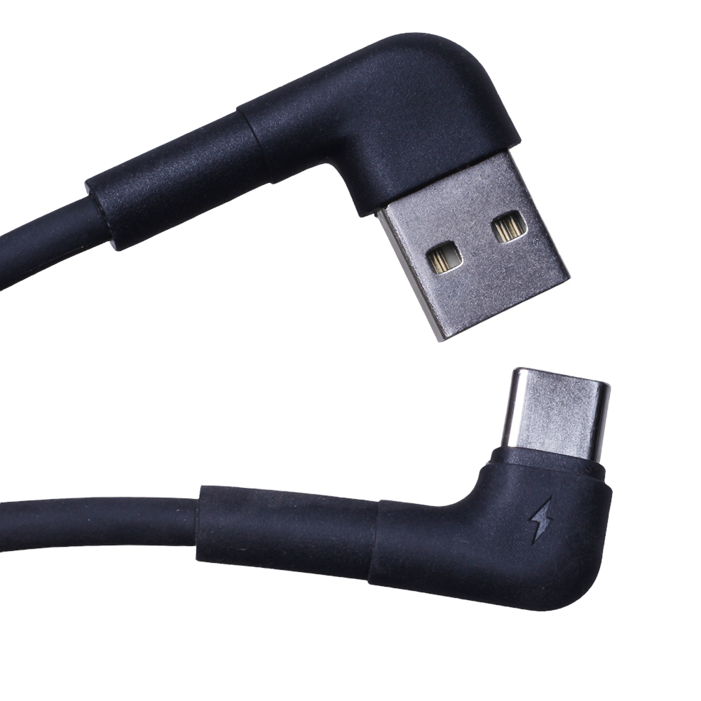 Maxlife kabel ktowy MXUC-09 USB - USB-C 1,0 m 3A czarny / 2