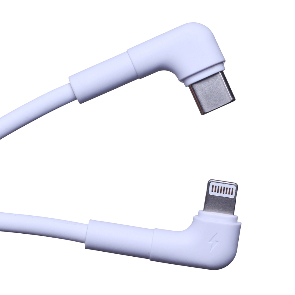 Maxlife kabel k�towy MXUC-09 USB-C - Lightning 1,0 m 27W bia�y / 2