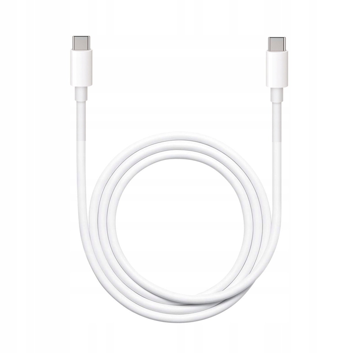 D�ugi kabel USB C - USB-C do szybkiego �adowania telefonu 2 metry elastyczny wytrzyma�y 200cm bia�y Samsung Galaxy A96 Global / 2