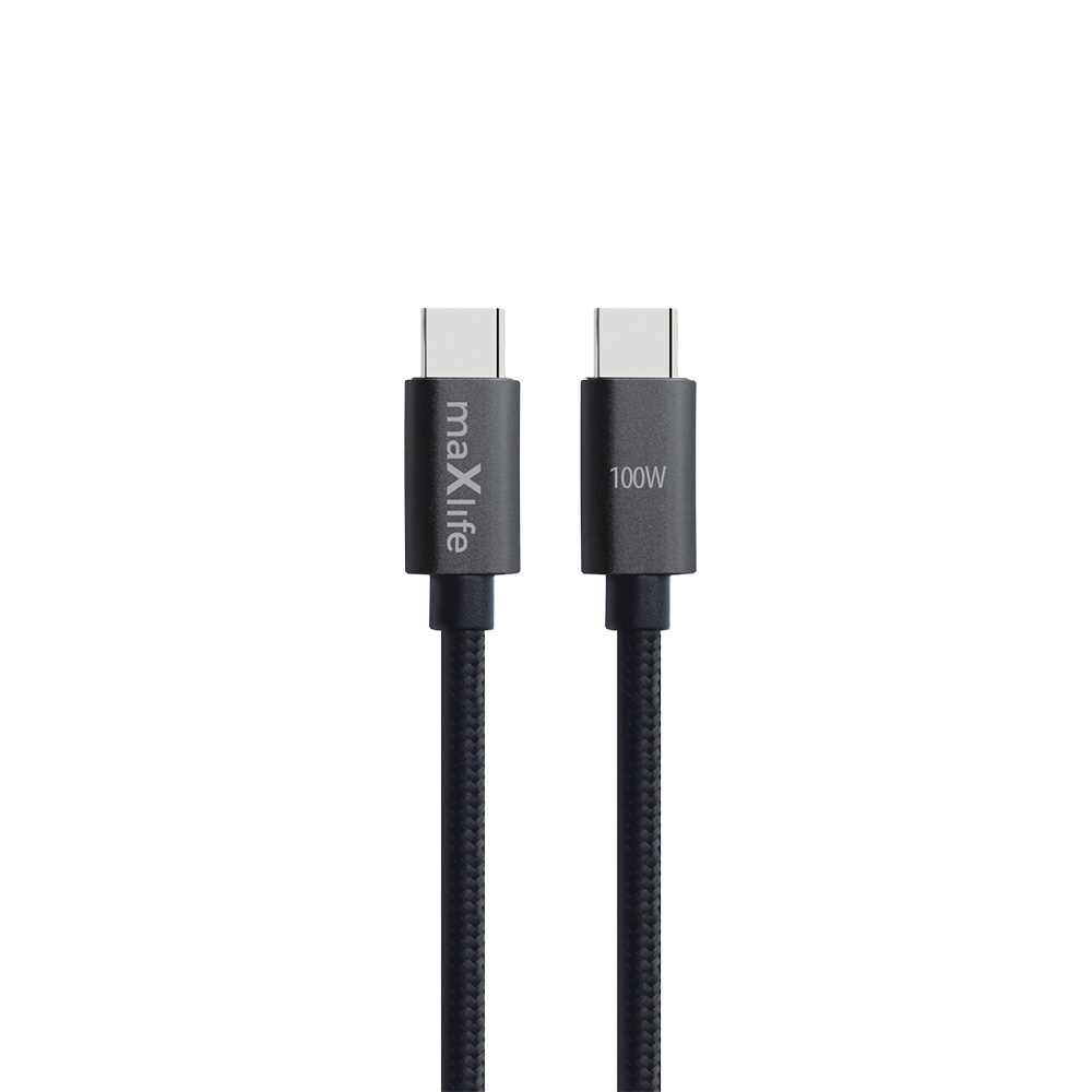 Kabel Maxlife MXUC-12 USB-C USB-C 100W 3m czarny Motorola Moto G71s