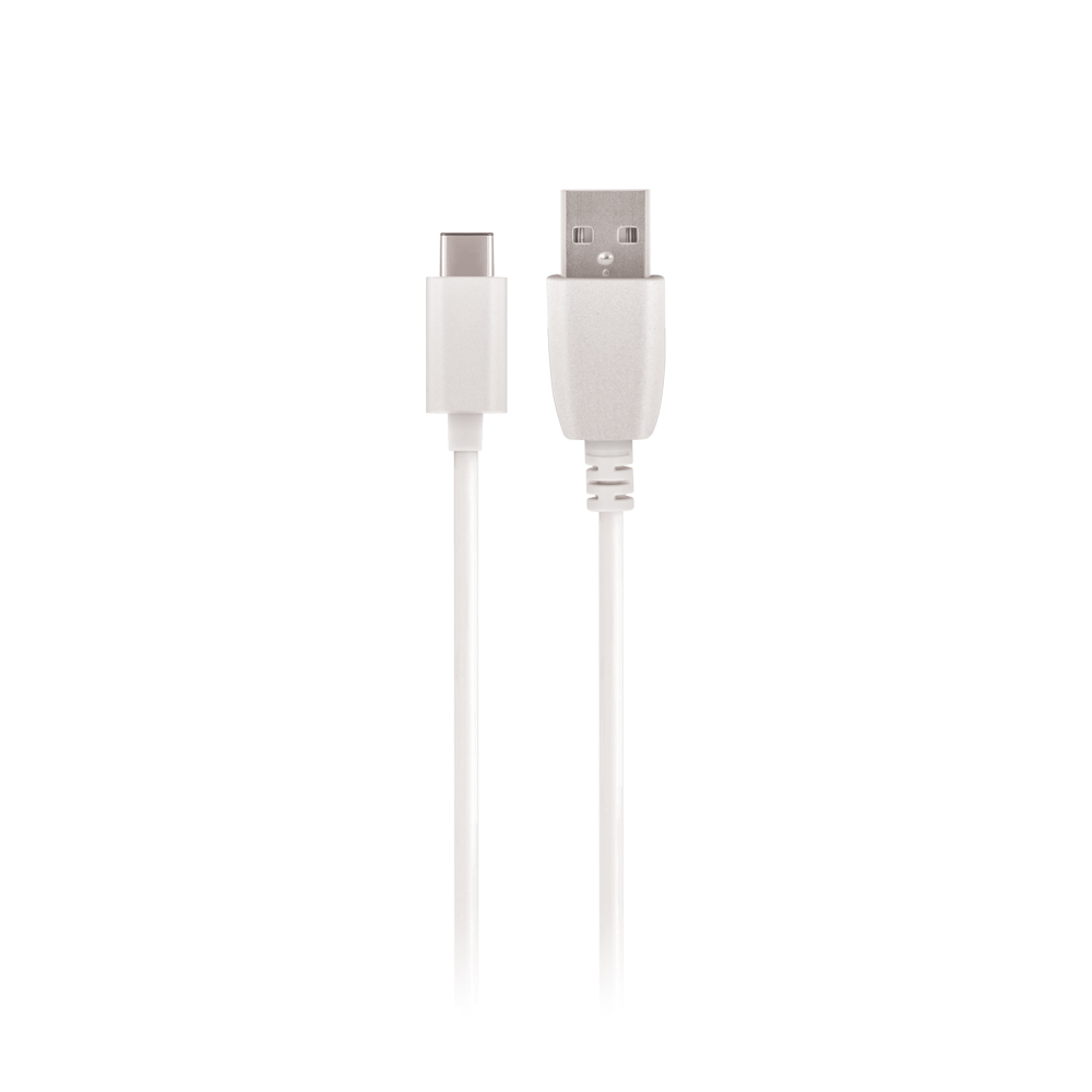 Maxlife kabel USB - USB-C 2,0 m 2A bia�y