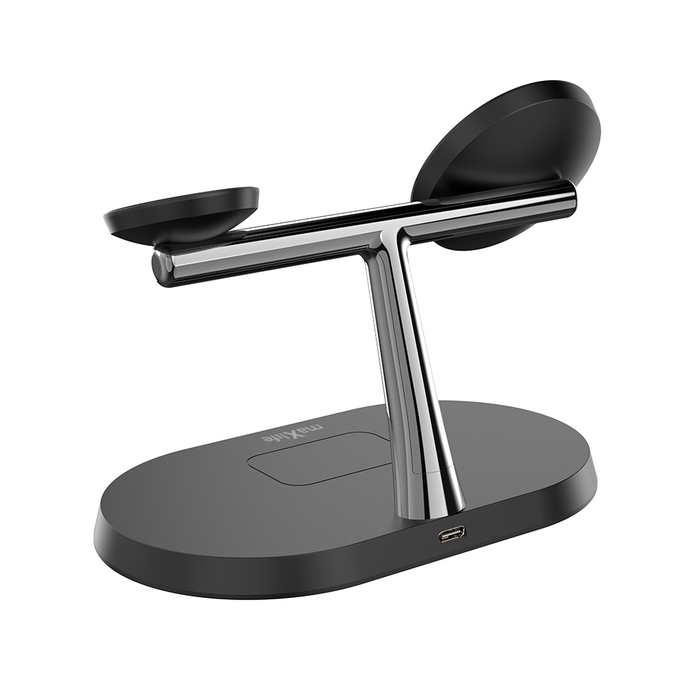 Maxlife �adowarka bezprzewodowa 3w1 MXWC-03 15W czarna / 3