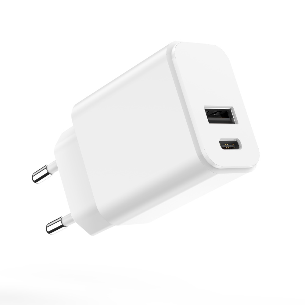 Maxlife �adowarka sieciowa PD MXTC-04 USB-C + USB 20W bia�a / 2