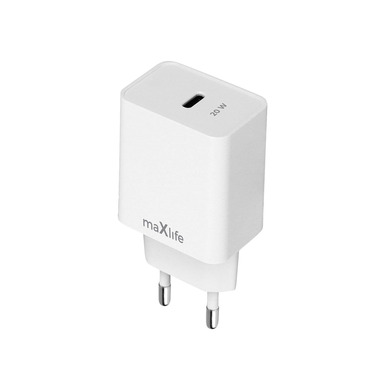 Maxlife �adowarka sieciowa PD QC MXTC-13-20C 1x USB-C 20W bia�a