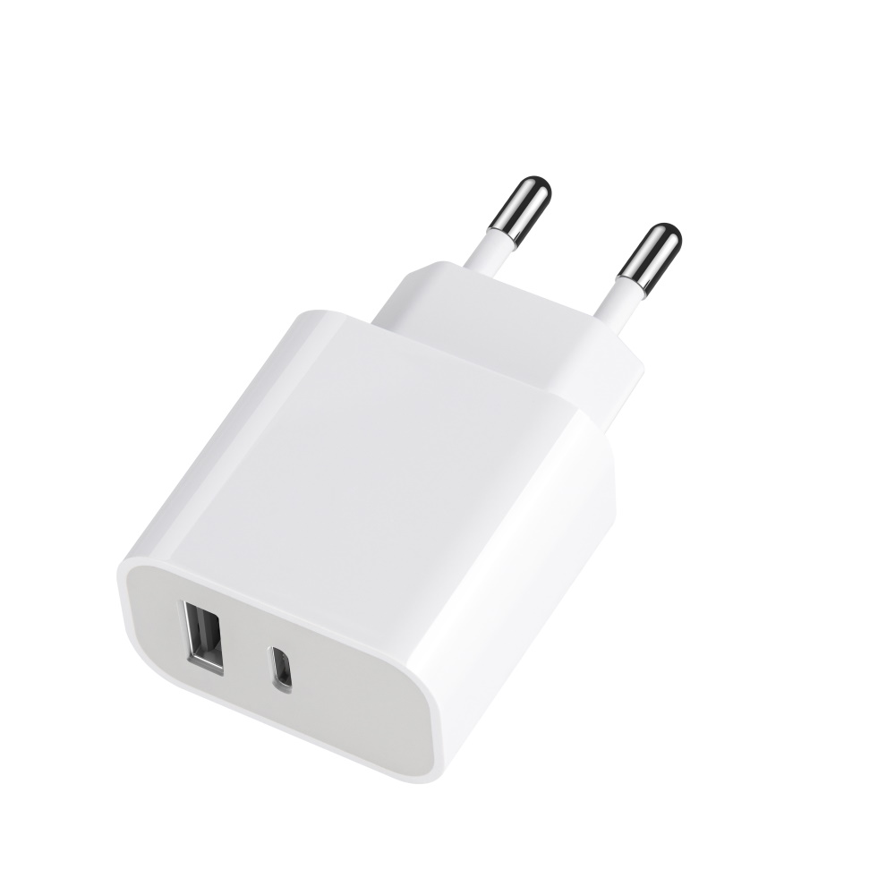 Maxlife �adowarka sieciowa PD+QC MXTC-05 1x USB-C 1x USB 20W bia�a / 4