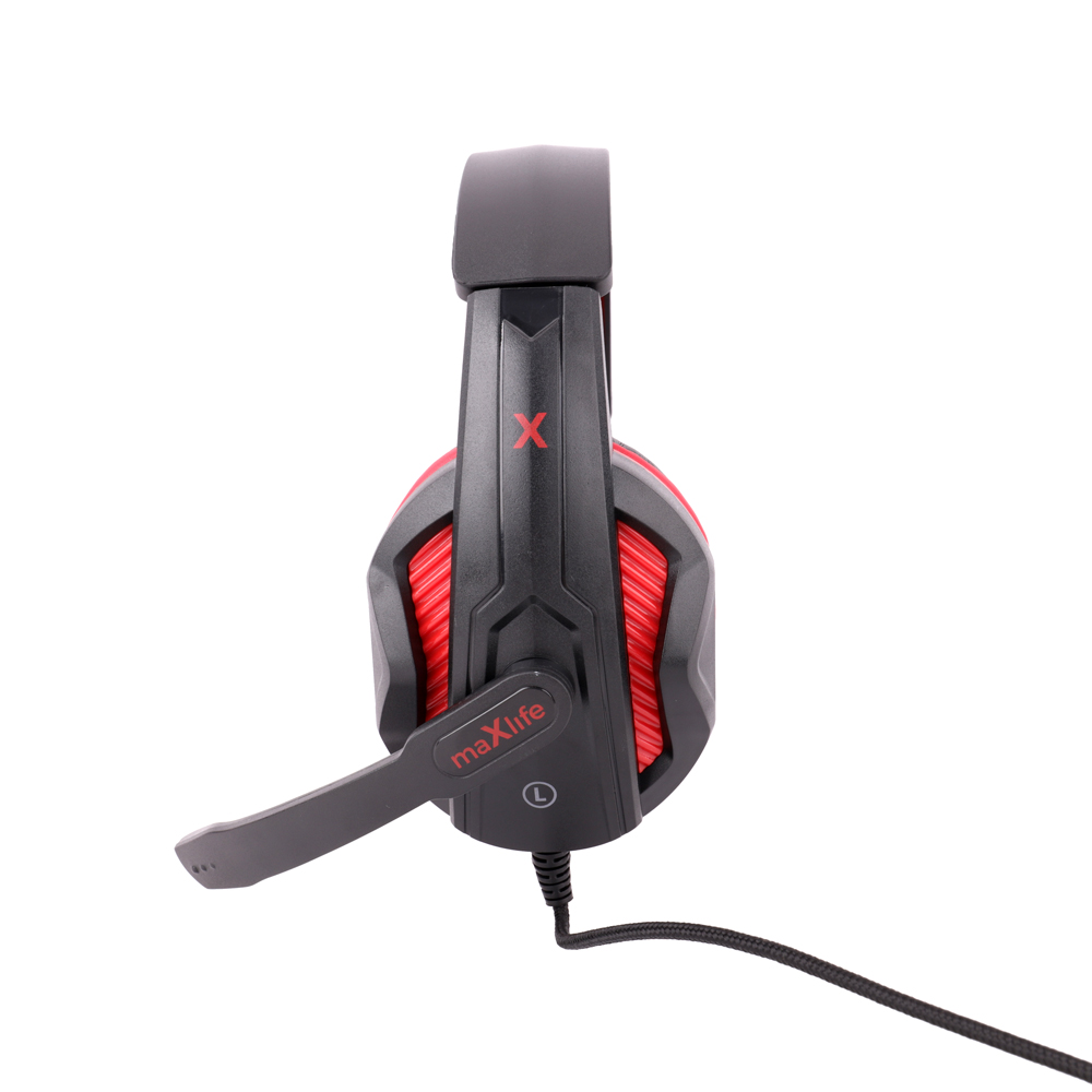 Maxlife s�uchawki przewodowe Gaming MXGH-100 nauszne jack 3,5 mm czarne / 2