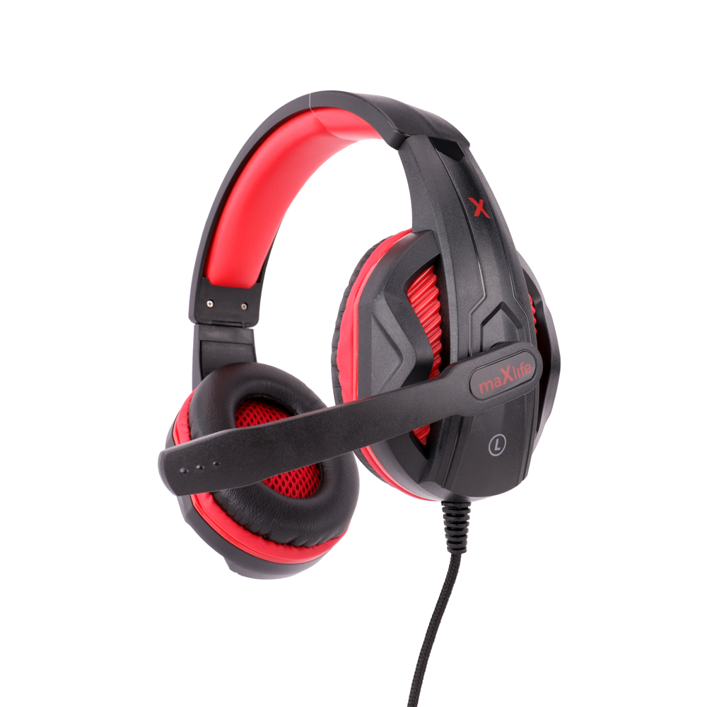 Maxlife s�uchawki przewodowe Gaming MXGH-100 nauszne jack 3,5 mm czarne / 6
