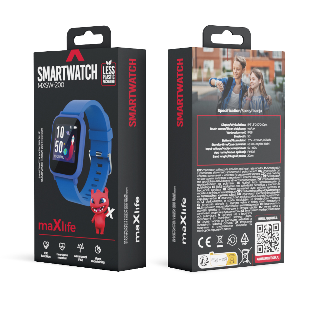 Maxlife smartwatch Kids MXSW-200 niebieski / 10