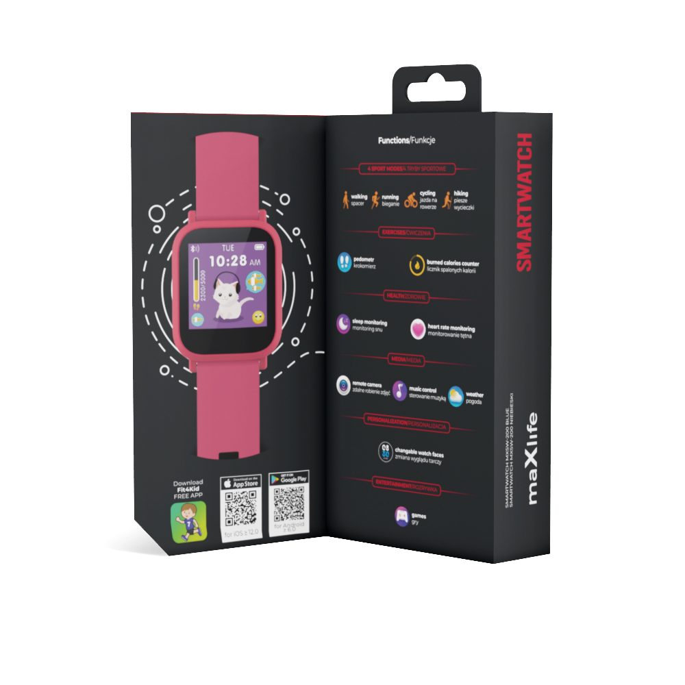 Maxlife smartwatch Kids MXSW-200 r�owy / 11
