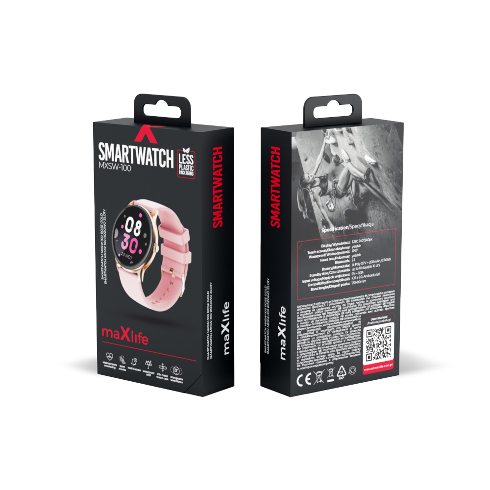 Maxlife smartwatch MXSW-100 r�owo z�oty / 5